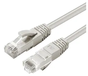 MicroConnect CAT6a U/UTP 3m šedá / LSZH