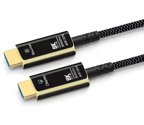 PremiumCord HDMI 2.1 kabel / Ultra High Speed / optický fiber / 8K@60Hz / zlacené konektory / 15 m