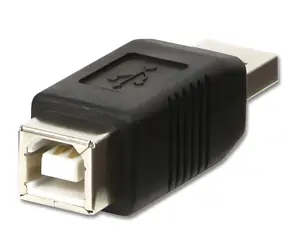 Lindy USB A-B černá / Adaptér / USB-A / USB-B