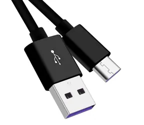 PremiumCord USB-C - USB-A černá / Kabel / rychlé nabíjení 5A / USB 3.1 / 2 m