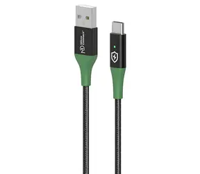 MicroConnect Smart Charge / Kabel / USB-A - USB-C / 1 m / černá