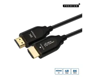 MicroConnect Premium Ultra High Speed 40 m černá / Propojovací kabel HDMI / HDMI 2.1 / 8K 7680×4320 / 120 Hz