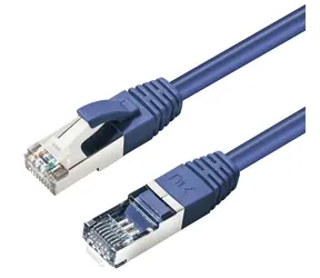 MicroConnect CAT6 S/FTP 0,5 m modrá / Síťový kabel / RJ-45 / LSZH