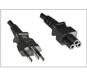 MicroConnect Power Cord Brazil typ N - C5 1.8m černá / Brazilská koncovka