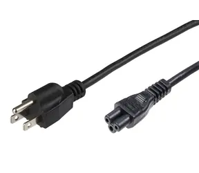 MicroConnect Power Cord US Typ B - C5 0,5m černá / Americká koncovka