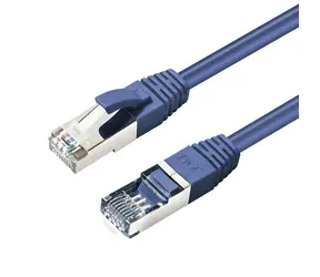 MicroConnect CAT6 S/FTP 0.15m modrá / Patch kabel / RJ-45 / LSZH