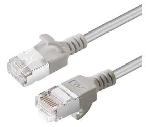 MicroConnect CAT6a U/FTP SLIM 7.5m šedá / LSZH