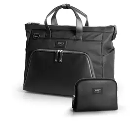 PORT DESIGNS Muse Signature ECO 16" černá / Brašna na notebook / toploading / r-PET / s pouzdrem