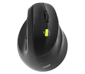 PORT CONNECT Ergo Shape pravoruká černá / Bezdrátová ergonomická myš / Bluetooth + 2.4 GHz / 2400 DPI
