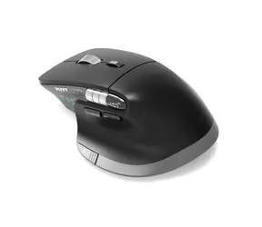 PORT CONNECT Ultimate COLLECTION černá / Bezdrátová nabíjecí myš / Bluetooth & 2.4 GHz / FreeWheel / 4000 DPI