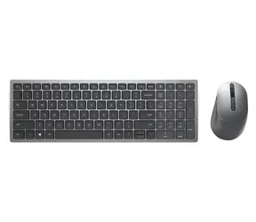 DELL KM7120W SKD titanová / Set bezdrátové klávesnice a myši / SKD / 2.4 GHz / Bluetooth 5.0 / USB