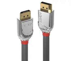 Lindy šedá / Kabel DisplayPort 1.4 / 1 m / M-M