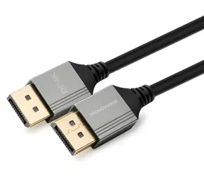 MicroConnect DisplayPort 1.2 Ultra Slim černá / Kabel DisplayPort / 4K UHD / 60 Hz / 1 m
