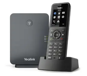 Yealink SIP-W77P černá / VoIP telefon / SIP DECT / 1.8" TFT / Bluetooth / PoE