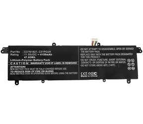 CoreParts Laptop Battery černá / Baterie pro notebook / ASUS UX392 / UX392FA / UX392FN / Vivobook 14 S433FL