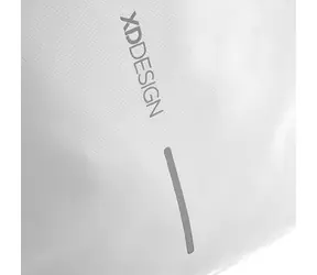 XD Design Urban bílo-šedá / Bezpečnostní batoh pro notebook / do 16" / 20-26 L