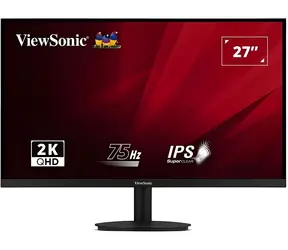 27" ViewSonic VA2708-2K-HD-2 černá / Monitor / IPS / QHD 2560x1440 / 75 Hz / 4ms / 300 cd/m2 / 2x HDMI + DP / HDR10