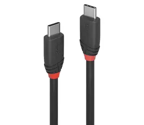 Lindy USB-C - USB-C černá / Kabel / USB 3.2 / 10 Gbit/s / 1 m