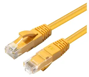MicroConnect CAT5e U/UTP 0.3m žlutá / Patch kabel / RJ-45 / PVC