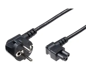 MicroConnect Power Cord CEE 7/7 - C5 černá / Napájecí kabel / 1,8 m / 250 V / 2,5 A