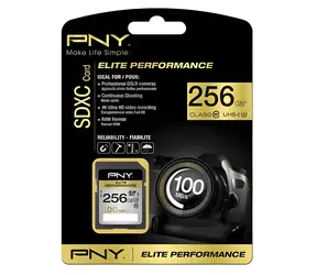 PNY Elite Performance SDXC 256 GB / Paměťová karta / Class 10