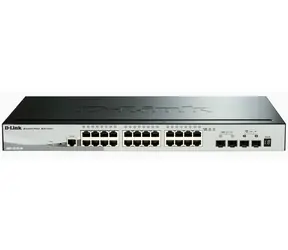 D-Link DGS-1510-28X / Switch / 24x Gb RJ-45 / 4x 10G SFP+ / L3 Managed / Stackable