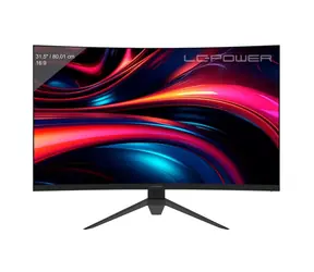31.5" LC-Power LC-M32QC černá / Monitor / zakřivený / VA / QHD / 180 Hz / 1 ms / 3500:1 / 2× HDMI + 2× DP / VESA