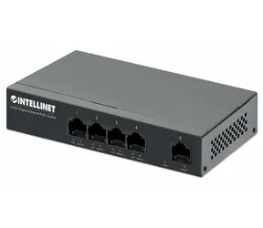 Intellinet 561792 / Switch / 5-port Gigabit / 4x PoE+ / 40 W