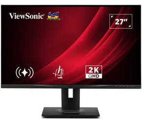 27" ViewSonic VG2748A-2K černá / Monitor / IPS / QHD 2560x1440 / 100Hz / 5ms / HDMI / DP / VGA / Pivot / VESA / Repro