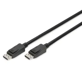 Digitus DisplayPort 8K černý / Kabel / 5 m / DisplayPort 1.4 / 32,4 Gbit/s