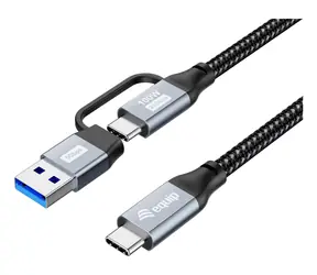 Equip USB-C - USB-C/A černá / Kabel / USB 3.2 Gen 2x2 / PD 100W / 20 Gbit/s / 3 m