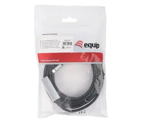 Equip 133356 černá / Aktivní prodlužovací kabel USB-C / USB 3.2 Gen 1 / 5 Gbit/s / 5 m