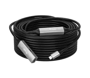 Equip 133357 černá / Aktivní prodlužovací kabel USB-C / USB-C na USB-C / 10 m / USB 3.2 Gen 1 / 5 Gbit/s