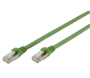 Digitus CAT 6A S/FTP zelený / Patch kabel / PUR / AWG 26/7 / 25 m / 500 MHz