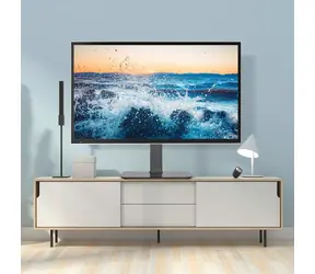 Techly ICA-LCD 323M černá / Stolní stojan pro TV / 32-55" / 40 kg / VESA / nastavitelný