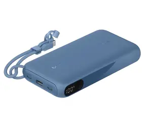 Belkin BOOST CHARGE PowerBanka 20000mAh modrá / 20W PD / USB-C / displej
