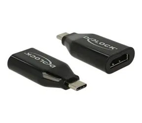 Delock USB Type-C (M) - HDMI (F) černá / Adaptér / DP Alt Mód / 4K / 60Hz