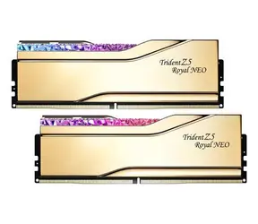 G.Skill Trident Z5 Royal Neo RGB 32GB (2x16GB) 6000 MHz zlatá / DDR5 / CL28 / 1.4V / Non-ECC / EXPO