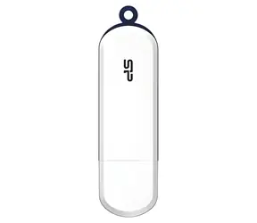 Silicon Power Blaze B32 128GB bílá / Flash disk / USB 3.2 Gen 1 / 5 Gbit/s / Hardwarové AES 256-bit šifrování