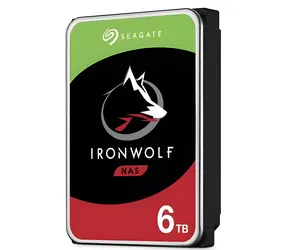 Seagate IronWolf ST6000VN006 6TB / HDD / 3.5" / SATA III / 5400 rpm / 256MB cache / NAS / CMR