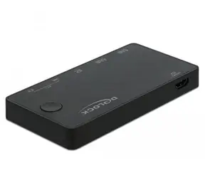 Delock HDMI a USB-C černá / KVM přepínač / 2x HDMI / 4K / 60Hz / USB 2.0