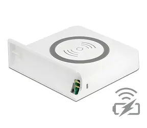 Delock bílá / Bezdrátový nabíjecí modul / pro nabíječku Delock 41450 / 15 W / LED indikace