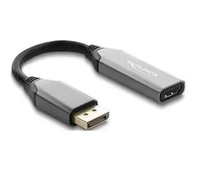 DeLock / Adaptér aktivní / DisplayPort 1.4 na HDMI / 8K / HDR