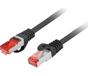 Lanberg CAT6 S/FTP 1,5m černá / Patch kabel / LSZH / 250 MHz / 1250 Mbit/s