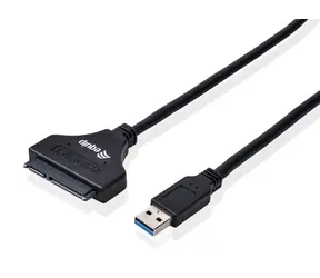 Equip USB-A 3.0 na SATA 2,5" / Adaptér / 5 Gbps / 0,5 m / černá