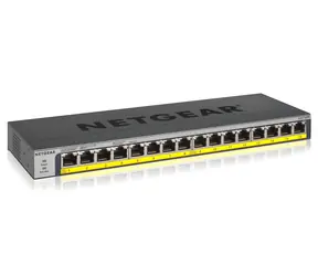 Netgear GS116PP-100EUS / Switch / 16x Gigabit PoE+ / 183 W