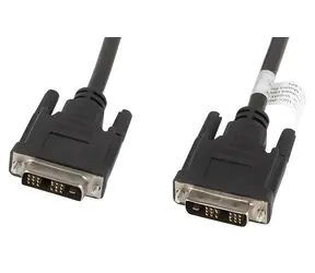 Lanberg / Kabel DVI-D (18+1) Single Link / 1,8m / černá