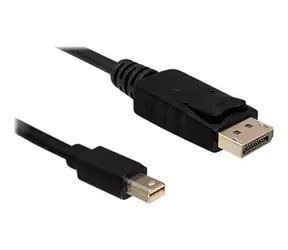 Delock 83479 černá / Kabel Mini DisplayPort - DisplayPort / 5 m / 4K / DP 1.2