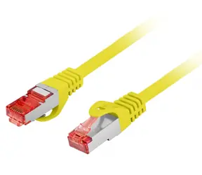 Lanberg CAT6 S/FTP 3m žlutá / Patch kabel / LSZH / Fluke