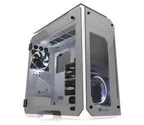 Thermaltake View 71 Riing TG Snow bílá / Full Tower / E-ATX / USB 3.0 & USB 2.0 / bez zdroje / průhledná bočnice